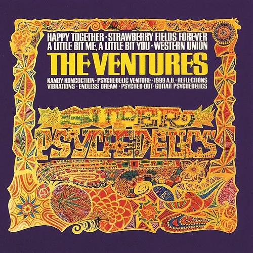 The Ventures - Super Psychedelics vinyl record cover