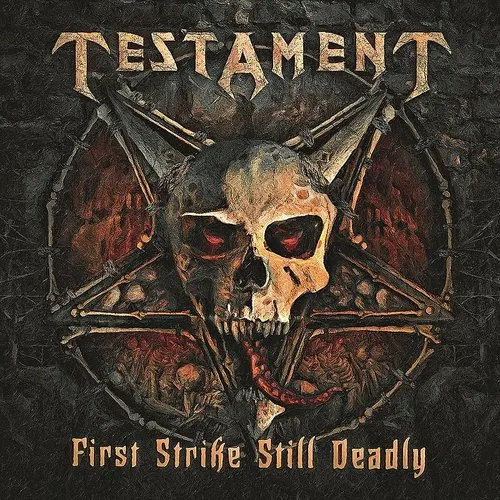 Testament - First Strike Still Deadly vinyl record cover