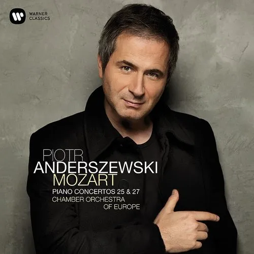 Piotr Anderszewski - Mozart: Piano Concertos Nos. 25 & 27 vinyl record cover