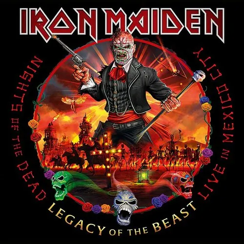 Iron Maiden - Nights Of The Dead, Legacy Of The Beast: Live In Mexico City vinyl record cover