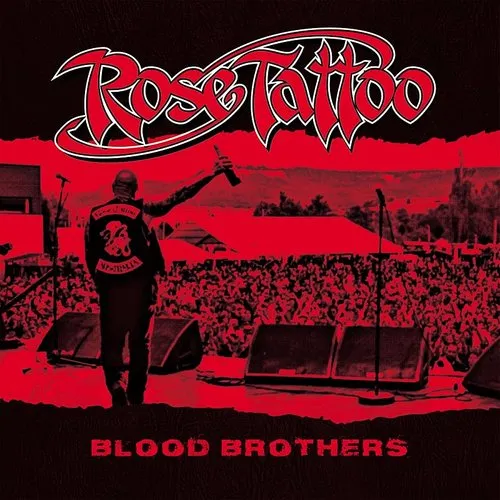 Rose Tattoo - Blood Brothers (Red Vinyl) vinyl record cover