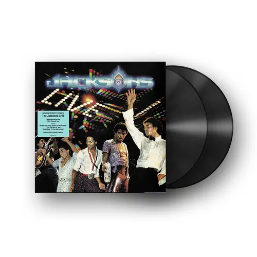 The Jacksons - Live! vinyl record cover