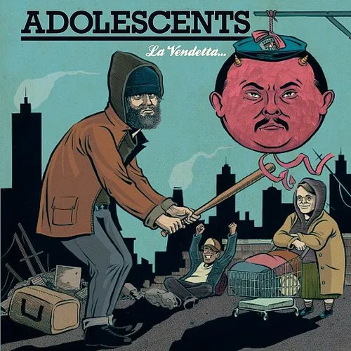 Adolescents - La Vendetta E Un Piatto Che Va Servito Freddo vinyl record cover