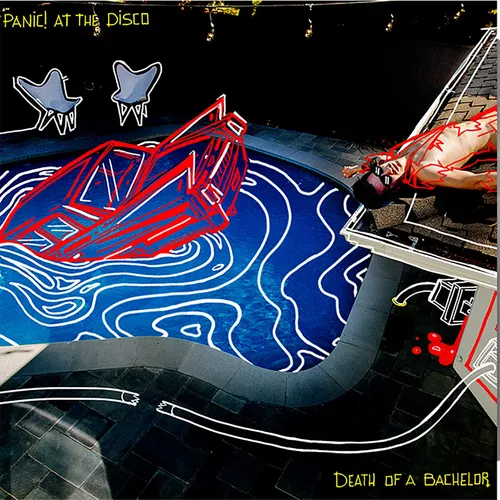 Panic! At The Disco - Death Of A Bachelor: FBR 25th Anniversary vinyl record cover
