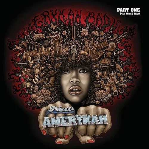 Erykah Badu - New Amerykah Part One: 4th World War vinyl record cover