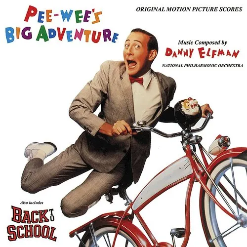 Danny Elfman - Pee-wee's Big Adventure / Back to School (Original Motion Picture Scores) vinyl record cover