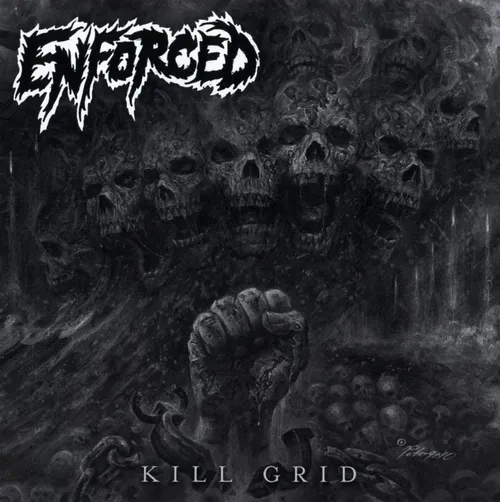 Enforced - Kill Grid (black LP+CD) vinyl record cover