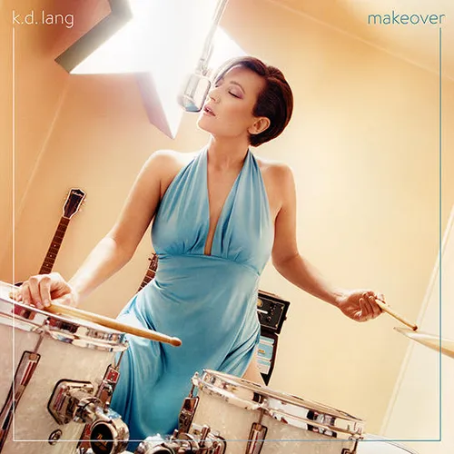 k.d. lang - makeover vinyl record cover