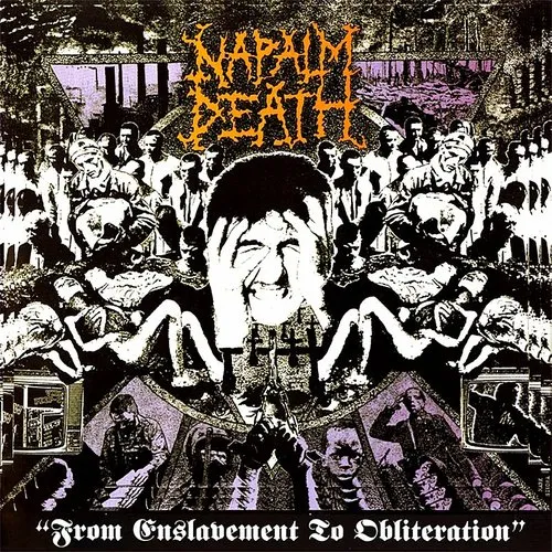 Napalm Death - From Enslavement To Obliteration (Uk) vinyl record cover