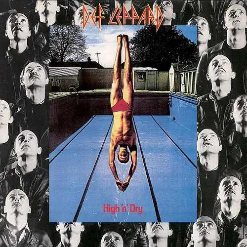 Def Leppard - High N Dry vinyl record cover