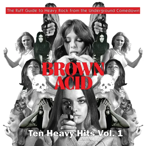 Various Artists - Brown Acid - Ten Heavy Hits Vol. 1 vinyl record cover