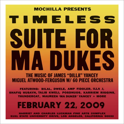 Various Artists - Mochilla Presents Timeless: Suite For Ma Dukes vinyl record cover