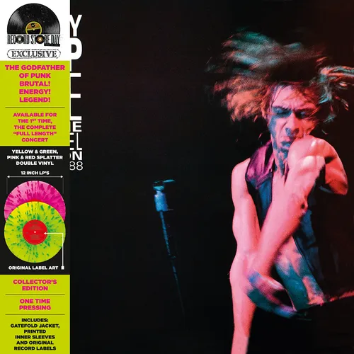 Iggy Pop - Live At The Channel Boston vinyl record cover