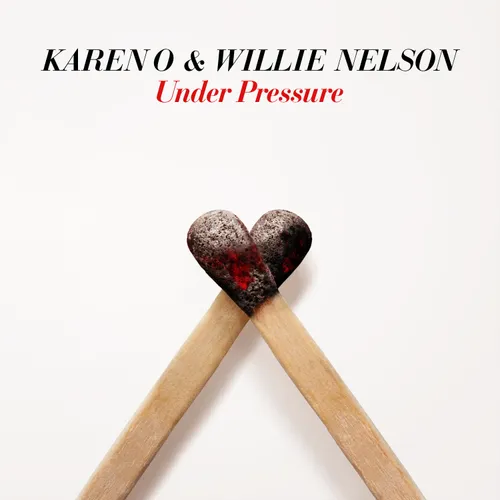 Karen O & Willie Nelson - Under Pressure vinyl record cover