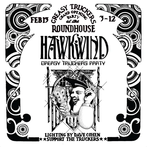Hawkwind - Greasty Truckers Party vinyl record cover