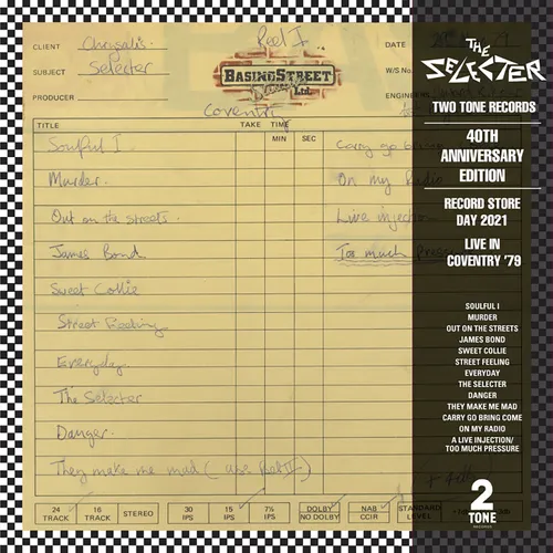 The Selecter - Live In Coventry 1979 vinyl record cover