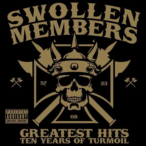 Swollen Members - Ten Years of Turmoil Greatest Hits vinyl record cover