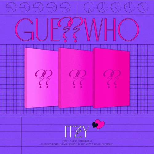 ITZY - Guess Who vinyl record cover
