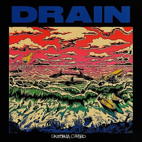Drain - California Cursed vinyl record cover