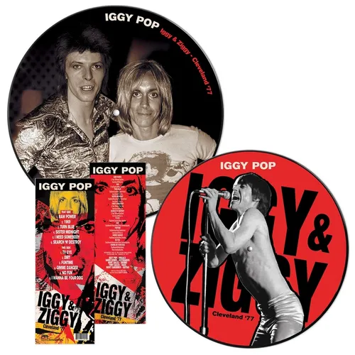 Iggy Pop - Iggy & Ziggy Cleveland '77 vinyl record cover