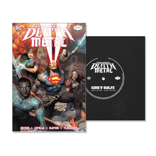 Grey Daze - Anything, Anything (DC - Dark Nights: Death Metal Version) vinyl record cover