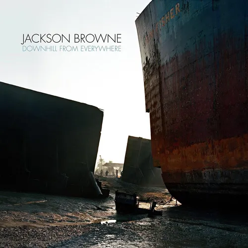 Jackson Browne - Downhill From Everywhere vinyl record cover