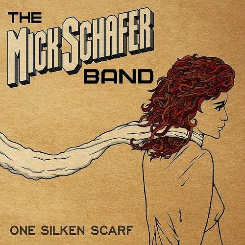 Mick Schafer - One Silken Scarf vinyl record cover