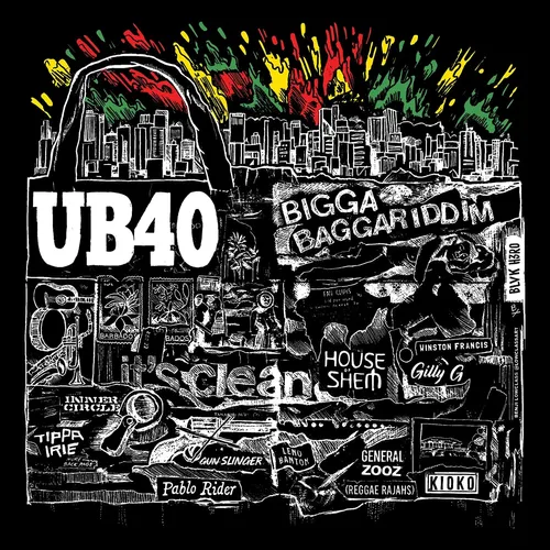 UB40 - Bigga Baggariddim vinyl record cover