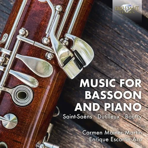 Hindemith / Martin - Music for Bassoon & Piano vinyl record cover