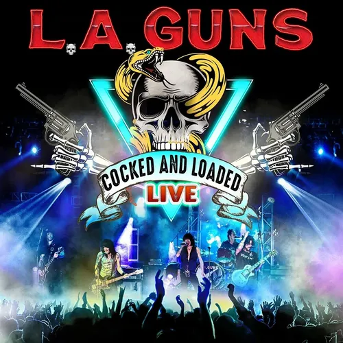 L.A. Guns - Cocked and Loaded Live vinyl record cover