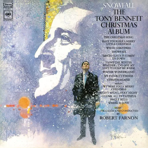 Tony Bennett - Snowfall: The Tony Bennett Christmas Album vinyl record cover