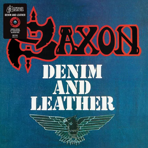 Saxon - Denim And Leather vinyl record cover