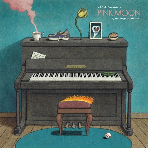 Demian Dorelli - Nick Drake's Pink Moon, a Journey on Piano vinyl record cover