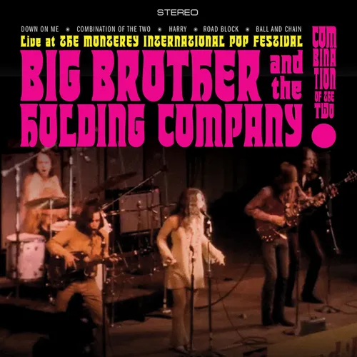 Big Brother & The Holding Company (featuring Janis Joplin) - Combination of the Two: Live at the Monterey International Pop Festval vinyl record cover