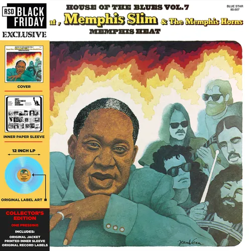 Memphis Slim & Canned Heat - Memphis Heat vinyl record cover