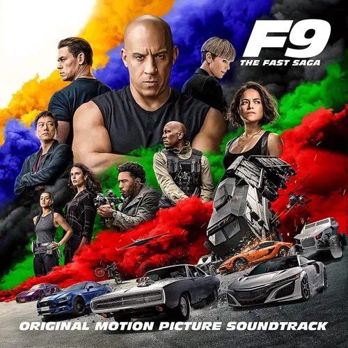 The Fast & The Furious [Movie] - F9: The Fast Saga (Orignal Motion Picture Soundtrack) vinyl record cover