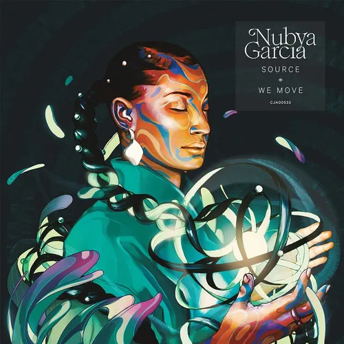 Nubya Garcia - SOURCE ⧺ WE MOVE vinyl record cover