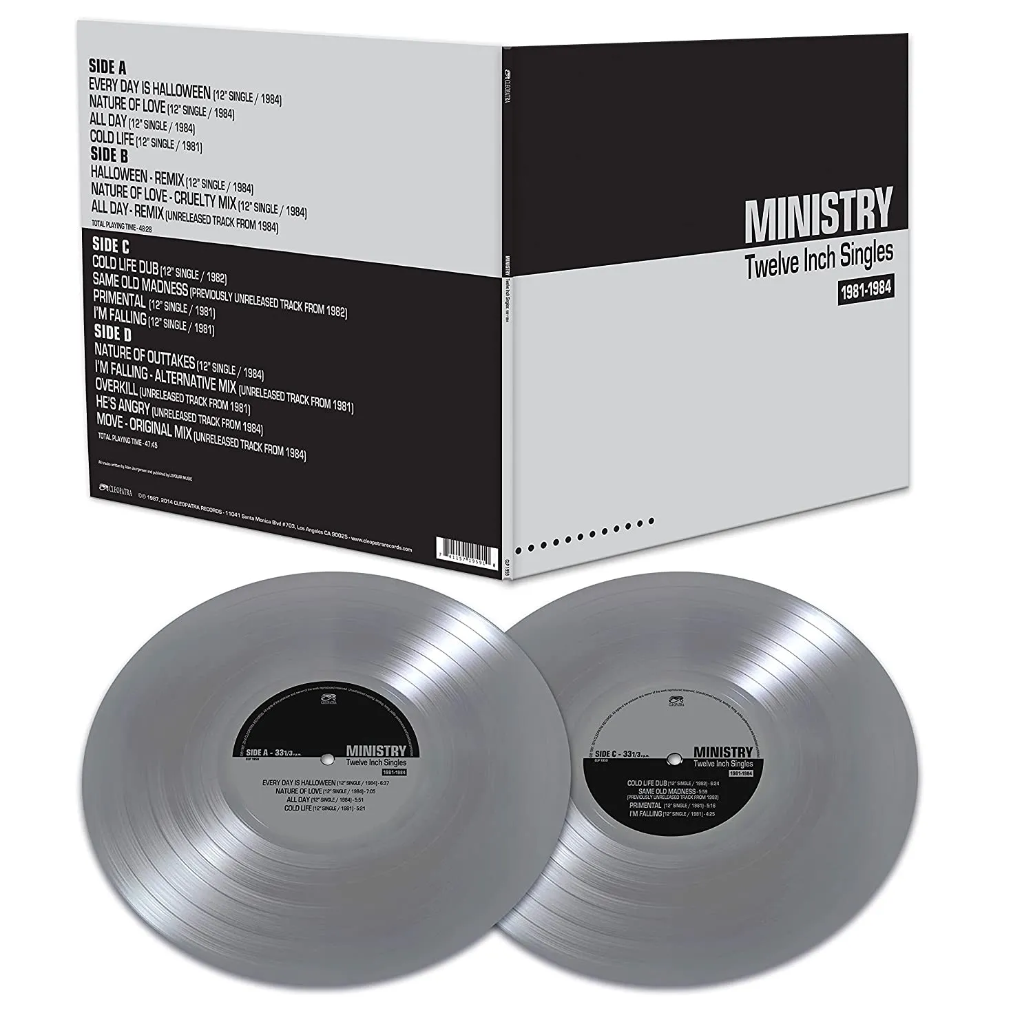 Ministry – Twelve Inch Singles 1981-1984 (Limited Edition Silver