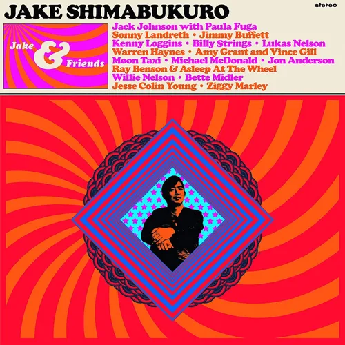 Jake Shimabukuro - Jake & Friends vinyl record cover