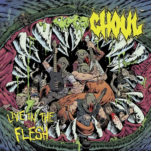 Ghoul - Live In The Flesh vinyl record cover