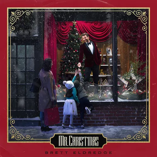 Brett Eldredge - Mr. Christmas vinyl record cover