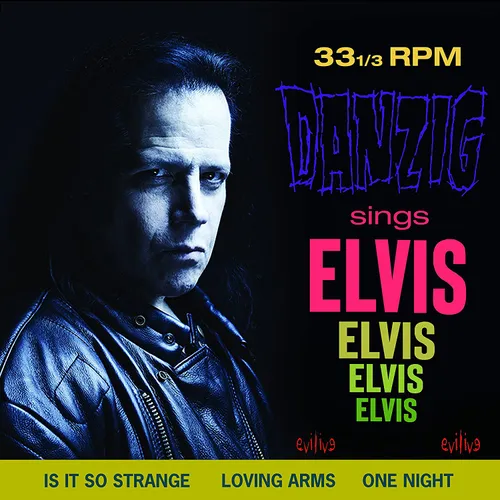 Danzig - Sings Elvis (Leopard Print Version) vinyl record cover
