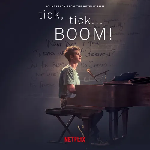 The Cast of Netflix's Film tick, tick... BOOM! - tick, tick... BOOM! (Soundtrack from the Netflix Film) vinyl record cover
