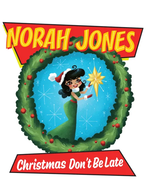 Norah Jones - Christmas Don't Be Late vinyl record cover