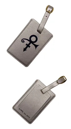 Prince Gold Love Symbol Luggage Tag