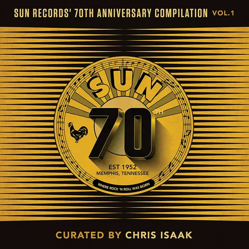Various Artists - Sun Records' 70th Anniversary Compilation, Vol. 1 vinyl record cover