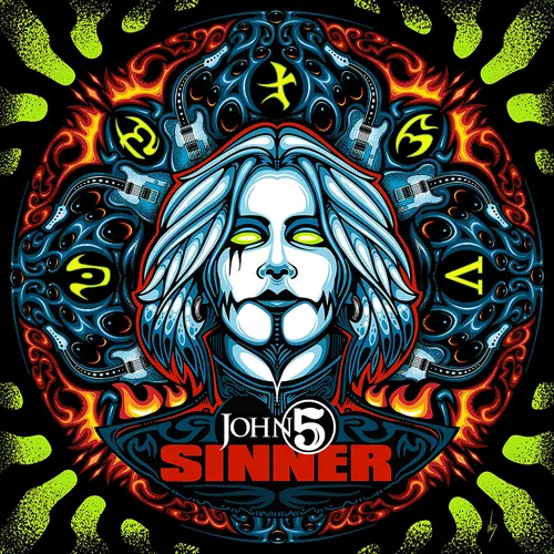 John 5 & The Creatures - Sinner vinyl record cover
