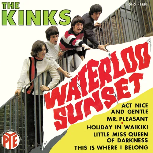 The Kinks - Waterloo Sunset EP vinyl record cover