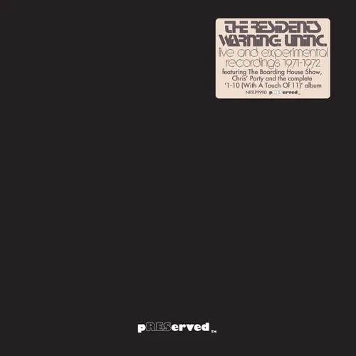 The Residents - Warning: Uninc - Live And Experimental Recordings 1971-1972 vinyl record cover