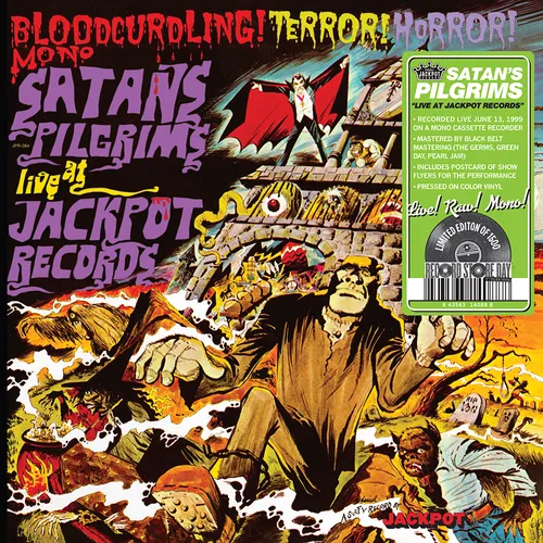 Satan's Pilgrims - Live At Jackpot Records vinyl record cover